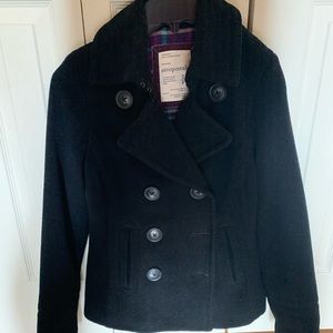 Aeropostale Black Pea Coat